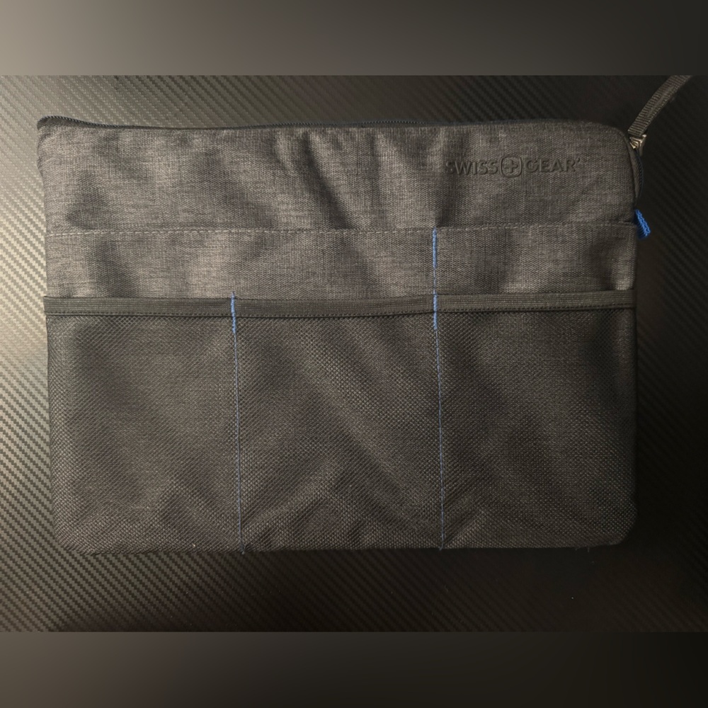 Gray laptop case